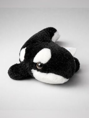 Vintage Orca Whale Plush – Smithsonian Oceanic / SeaWorld Shamu Style
